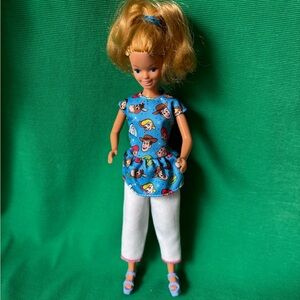 Barbie Disney pixar Toy Story blouse  1984 Skipper doll 
Body 1968